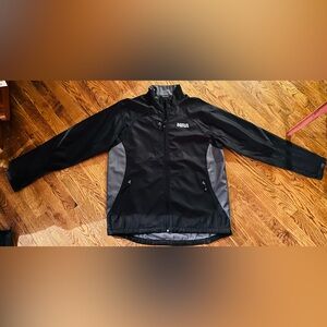 NRA Men’s Jacket, Black/Grey, Size L, EUC